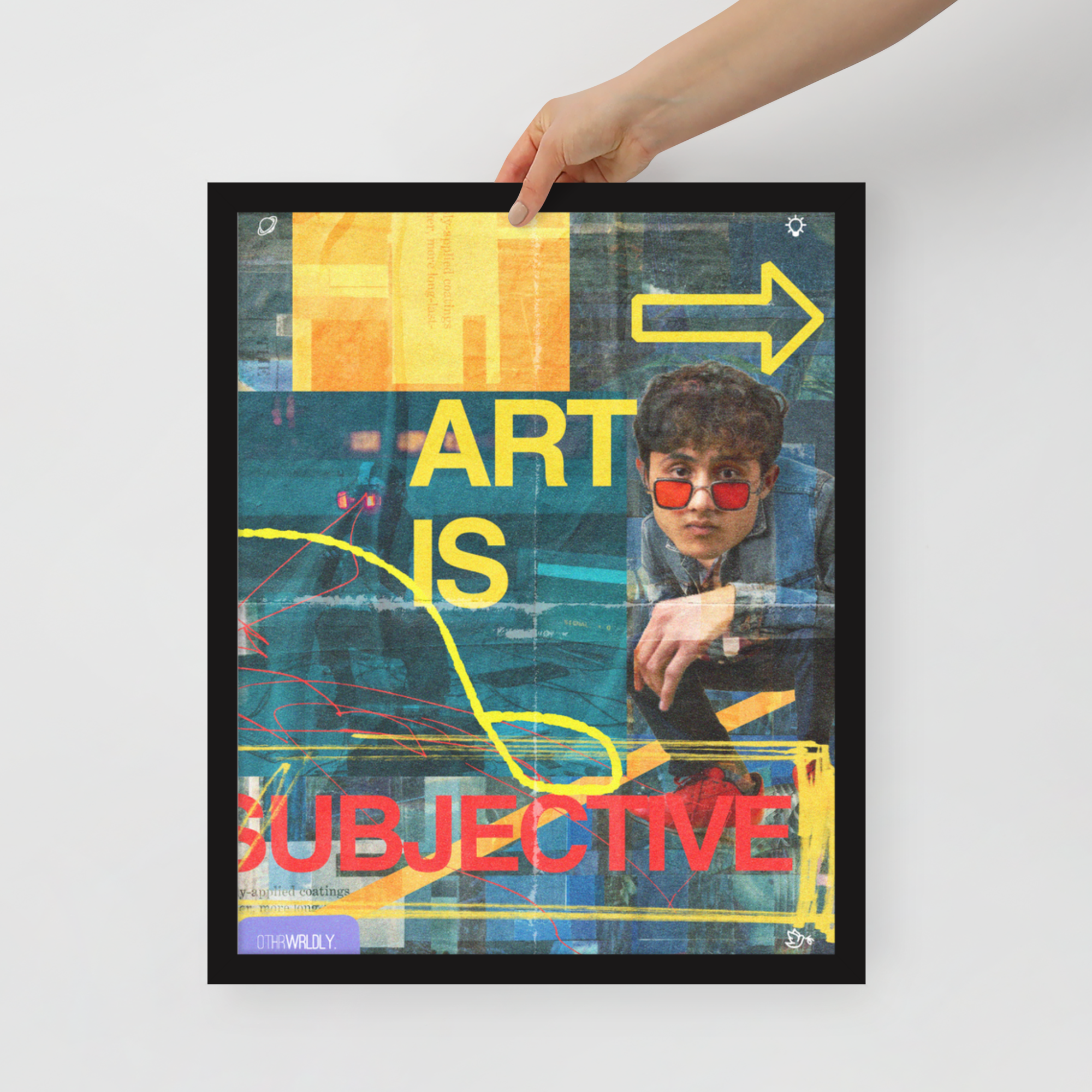 "Art is Subjective" Poster