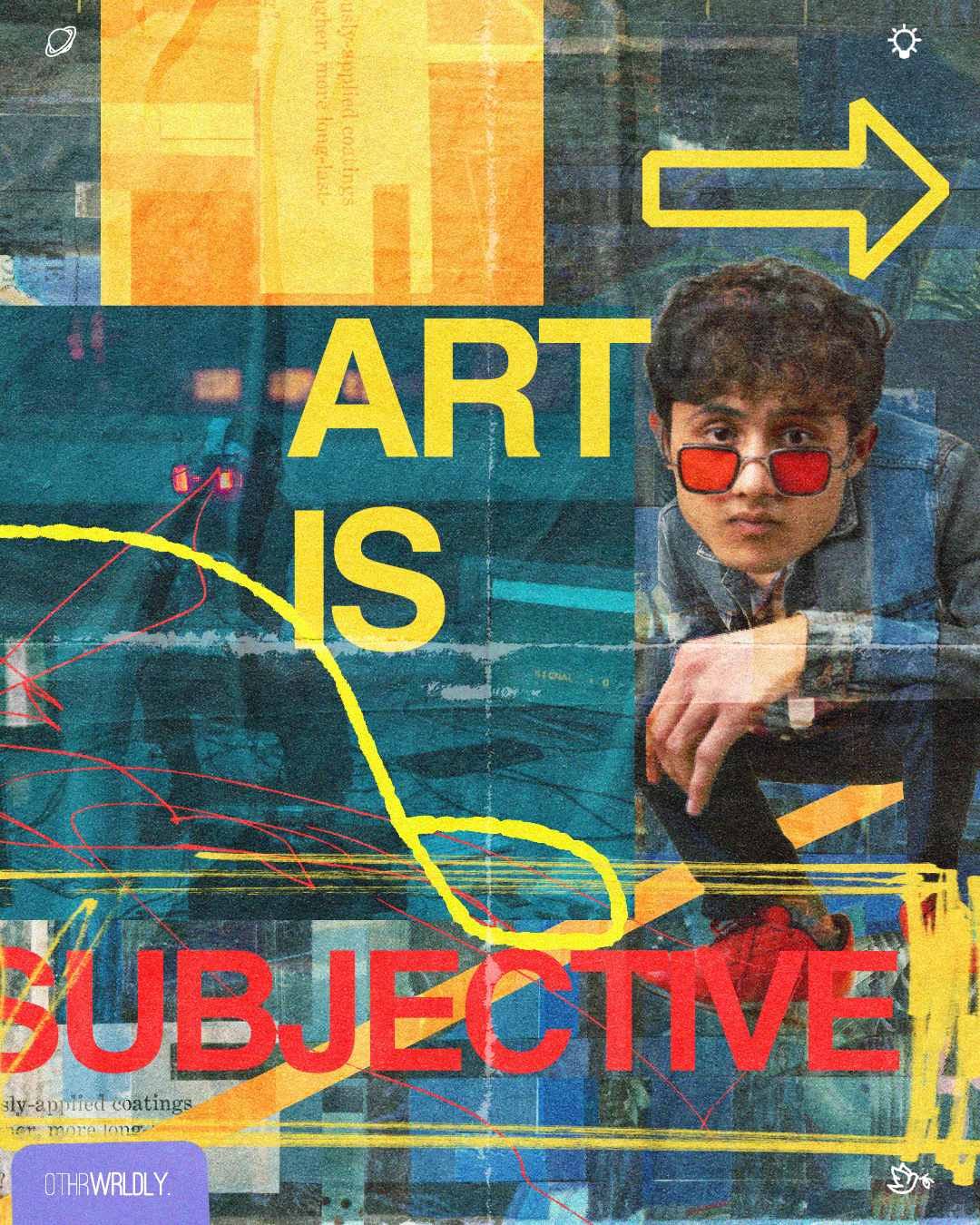 "Art is Subjective" Poster